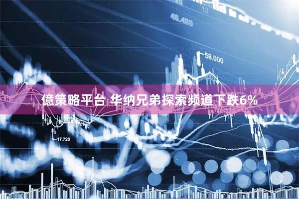 億策略平台 华纳兄弟探索频道下跌6%